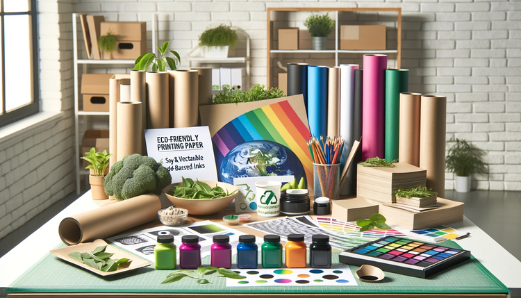 green graphics for print projects